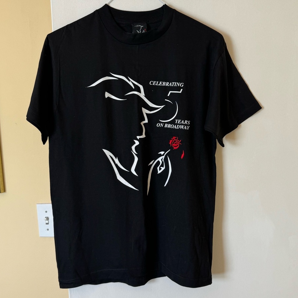 DISNEY Beauty and the Beast top - Broadway - size M - EUC